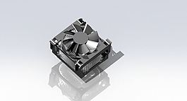 CPU排气风扇组件