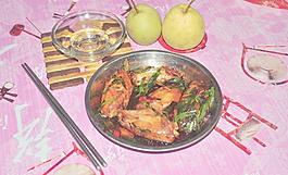 焖鸡翅膀图片