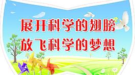 展開科學(xué)的翅膀圖片