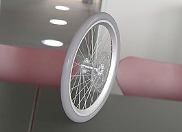 安裝輪自行車