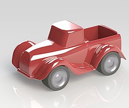 玩具复古风格的卡车