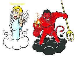 天使 魔鬼圖片