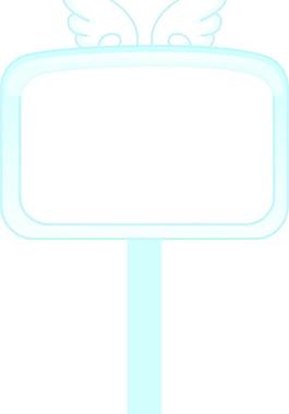可愛(ài)小舉牌圖片