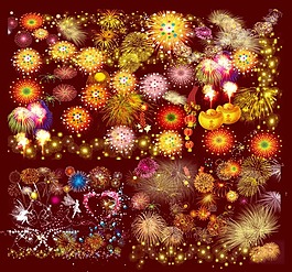各种烟花素材大全