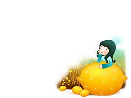 孤單的小女孩PPT