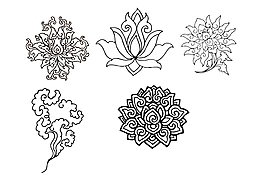 蓮花底紋
