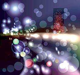 城市燈光圖片