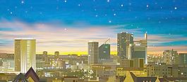 城市夜景圖片