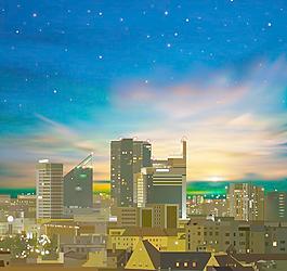城市夜景圖片