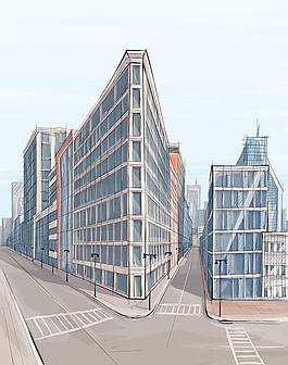 城市建筑 街道图片