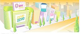 城市 百貨圖片