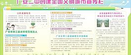 廣安二中創(chuàng)建全國文明城市宣傳欄第6期圖片