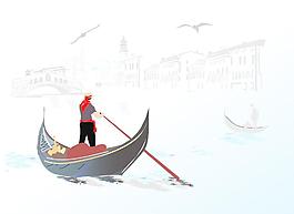 素描威尼斯城市風(fēng)景圖片