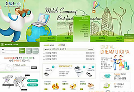 電腦與手機(jī)企業(yè)網(wǎng)站模板