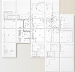 建筑圖紙圖片