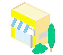 城市風景矢量圖圖片