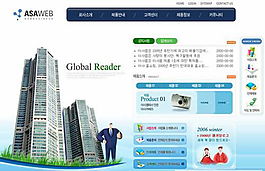 專業(yè)的韓國(guó)公司企業(yè)網(wǎng)站模板
