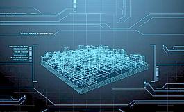 3d城市建筑工程圖圖片