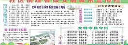 社區創省級文明城市宣傳欄圖片