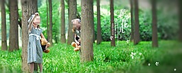 兒童寫真模版