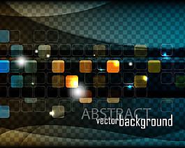 方格背景設計矢量素材