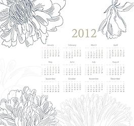 2012年歷圖片