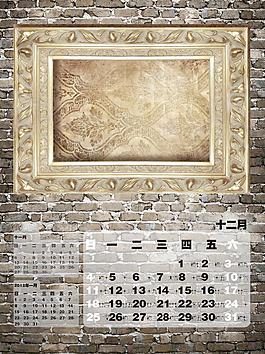 2011年掛歷12月圖片