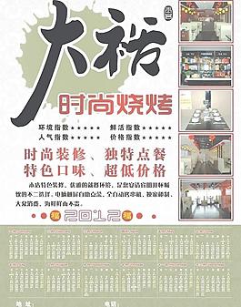 時尚燒烤2012年歷圖片
