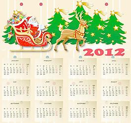 圣誕老人年歷圖片