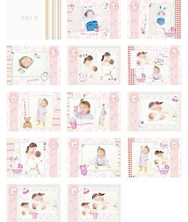 2012寶寶臺(tái)歷圖片