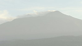 西西里島的埃特納火山吸煙細(xì)節(jié)2股票的錄像
