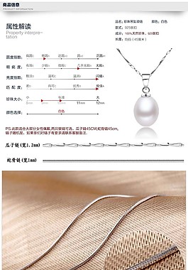 珍珠寶貝詳情四件套750模板