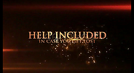 黑色背景字體光影特效展示