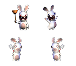 3D小兔子圖標