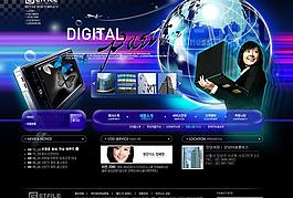 网络科技网页模板