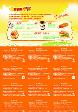肯德基早餐優惠券
