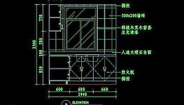 cad設(shè)計之廚房圖片