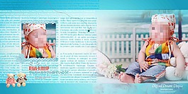兒童相冊模版