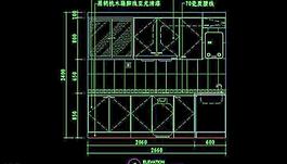 cad設計之廚房圖片