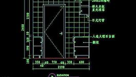 cad設計之廚房圖片