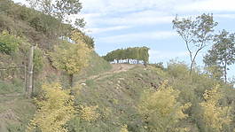 意大利威尼托的土路上山2股票的錄像 視頻免費下載