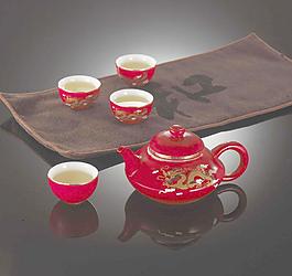 彩釉 茶具图片