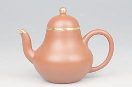 橙紅色 金鐘壺圖片