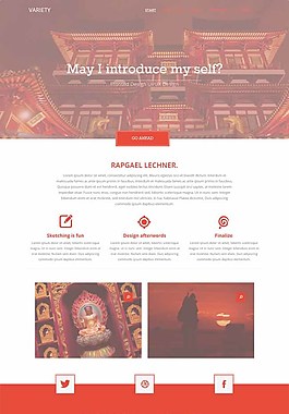 佛教寺廟HTML5網(wǎng)站模板