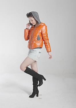 2012羽絨服 模特圖片