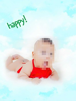 兒童攝影模板模板下載