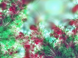 華麗花朵背景素材