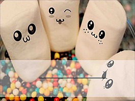 棉花糖笑臉ppt模板