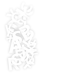 白文字母背景矢量