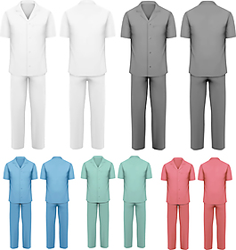 創(chuàng)造性的工作服設計矢量素材03